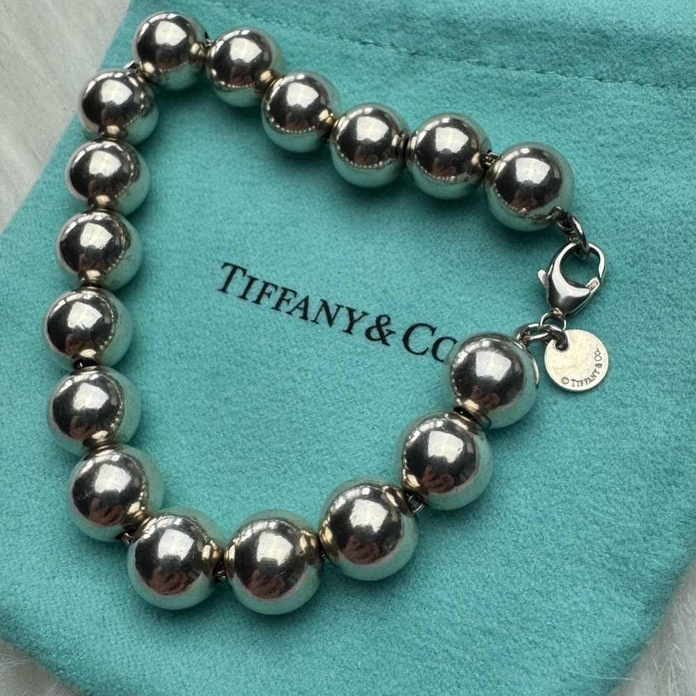 Tiffany & Co. Silver HardWear Ball Bracelet